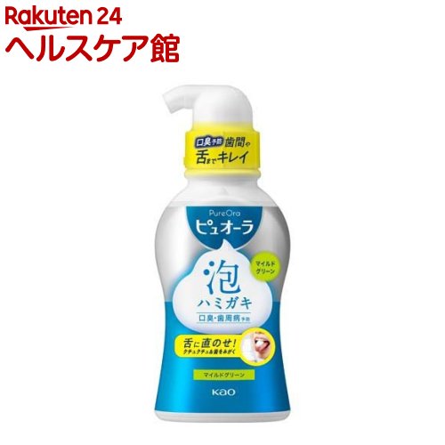 薬用ピュオーラ 泡ハミガキ マイルドタイプ(190ml)【ピュオーラ】[ハミガキ 歯磨き 歯磨き粉 歯周病 泡 日用品]のサムネイル