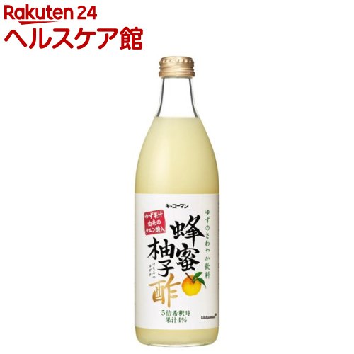 キッコーマン 蜂蜜柚子酢(500ml)【spts