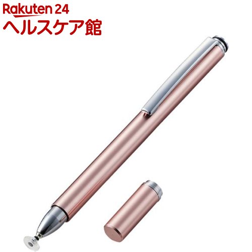 お店TOP＞家電＞スマートフォン・携帯電話＞ゲーム機アクセサリー＞タッチペン＞エレコム タッチペン タブレット スマホ 透明ディスクタイプ マグネットキャップ (1本)【エレコム タッチペン タブレット スマホ 透明ディスクタイプ マグネットキャップの商品詳細】●透明なディスクタイプのペン先で操作が可能！●透明なディスクタイプのペン先により、狙い通りに細やかな操作ができるタッチペンです。 ●ディスクタイプのペン先は、ディスクが透明でタッチしているポイントが見やすく、細かな操作が可能です。 ●指先でのタッチ操作と違い、液晶画面を汚さずに操作可能です。 ●タッチ操作はもちろん、スライド、スワイプ操作も快適に行えます。 ●※液晶保護フィルムをご使用の際は、フィルムの種類によっては、操作時にこすれ音が生じたり、ペンの反応が悪くなることがあります。 ●胸ポケットなどに入れて持ち運ぶのに便利なクリップが付いています。 ●ペン先が劣化した際に別売のペン先(P-TIPD02)に交換できて、快適な操作感を維持できます。 ●ペン先への摩擦や、ホコリの侵入などダメージ防ぐキャップが付いています。 ●キャップはスムーズな着脱ができるマグネットタイプです。【規格概要】型番：P-TPD02PN対応機種：各種スマートフォン・タブレット※特定のアプリ／ソフトをご使用の際に、専用タッチペンのみでの描写設定をされている場合はご使用できない場合があります。外形寸法：長さ約127mm*ペン径約9mmペン先約7mm材質：ペン先：ポリカーボネート、本体：アルミニウムカラー：ピンク【ブランド】エレコム(ELECOM)【発売元、製造元、輸入元又は販売元】エレコムリニューアルに伴い、パッケージ・内容等予告なく変更する場合がございます。予めご了承ください。エレコム541-8765 大阪市中央区伏見町4丁目1番1号 9F0570-084-465広告文責：楽天グループ株式会社電話：050-5577-5042[情報家電/ブランド：エレコム(ELECOM)/]