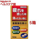 【第3類医薬品】滋養強壮薬α(160錠*5箱セット)【皇漢堂】
