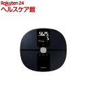 エレコム 体重計 体組成計 自動認識機能付 50g単位 Wi-Fiスマホ連動 ブラック(1セット)(4)