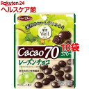 果実ヴェール カカオ70 レーズンチョコ(42g*10コセット)