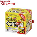 カイロ 足 貼る 靴下用 使い捨て ぽかぽか家族 PKN-15HK(15足入×5セット)