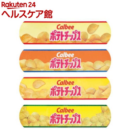 絆創膏 お菓子絆創膏 カルビー ポテトチップス Mサイズ 約7.2×1.9cm SIB007(12枚入×6セット)【お菓子絆..