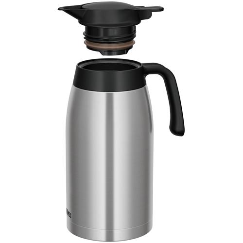 サーモス ステンレスポット 2L ステンレスブラック TTB-2000 SBK(1個)【サーモス(THERMOS)】