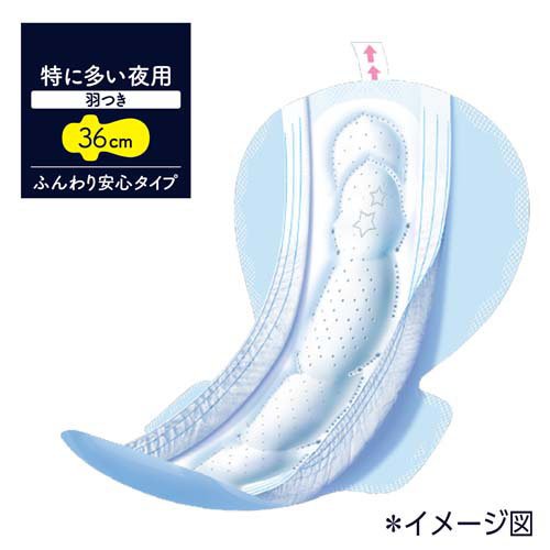 ソフィ 超熟睡ガード 特に多い夜用 羽つき 36cm(12枚入)【ソフィ超熟睡ガード】[生理用品] kenkocom-11792054 楽天24 ヘルスケア館 サンプル画像3