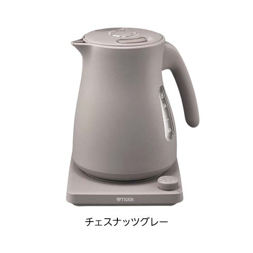 タイガー魔法瓶 QUICK＆SAFE+ 蒸気レス電気ケトル 温度調節機能つき PTV-A120(1台)