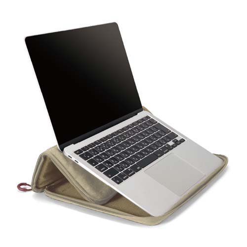 Digio2 13.3インチ用 PCスタンドインナーケース ベージュ SZC-FC132210BG(1個)【Digio2】