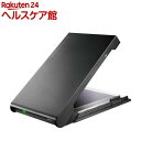 お店TOP＞家電＞情報家電＞パソコンサプライ＞ハードディスクドライブ＞エレコム HDD SSDケース 2.5インチ USB3.2 Gen2 Type-C ブラック LGB-PBSUC (1個)【エレコム HDD SSDケース 2.5インチ USB3.2 Gen2 Type-C ブラック LGB-PBSUCの商品詳細】●2.5インチのHDD／SSDを簡単に取り付け、パソコンでデータのやりとりを行うことができます。●カバーを開けて、HDDを入れて、閉じるだけの3ステップで、素早く装着できます。ネジや工具は不要です。●パソコンなどからのバスパワーで動作することができますので、複数のUSBポートを占有したりすることなくご使用になれます。●USB3.2 Gen2対応で、SSDの高速スピードを発揮できます。またUASPにも対応しており、対応OSにおいてさらに高速な通信が行えます。●従来のmicroBコネクタより耐久性が高い、Type-Cコネクタを採用。差し込み口の上下を区別する必要もありません。ホスト側もType-Cなら、ホスト側-デバイス側の向きを気にすることなく接続が可能です。●また従来のType-Aポートでも使えるよう、Type-Cケーブルに加えて、Type-Aケーブルの2種類のUSBケーブルを標準添付。●「Logitecディスクフォーマッタ」、「Logitecディスクイレイサ」、「Logitecミラーリングツール」の3種類のロジテックオリジナルツールを無償ダウンロード可能。ハードディスクをより便利にご使用いただけます。【規格概要】・対応パソコン：USBポートを搭載するDOS／Vパソコン及び、Intel Macシリーズ ・対応OS(USB3.2 Gen2接続時)：Windows 10、 8.1、 7 macOS Catalina(10.15)、 Mojave(10.14)、 High Sierra(10.13)、 Sierra(10.12) Mac OS X (10.11、 10.10、 10.9、 10.8)※対応OSはいずれも日本語OSに限ります。・対応OS(USB3.0接続時)：Windows 10、 8.1、 7 macOS Catalina(10.15)、 Mojave(10.14)、 High Sierra(10.13)、 Sierra(10.12) Mac OS X (10.11、 10.10、 10.9、 10.8)※対応OSはいずれも日本語OSに限ります。・対応OS(USB 2.0接続時)：Windows 10、 8.1、 7 macOS Catalina(10.15)、 Mojave(10.14)、 High Sierra(10.13)、 Sierra(10.12) Mac OS X (10.11、 10.10、 10.9、 10.8)※対応OSはいずれも日本語OSに限ります。・インターフェース：USB3.2(Gen2)／USB3.2(Gen1)／USB3.1(Gen2)／USB3.1(Gen1)／USB3.0／USB2.0 ・コネクタ形状：USB3.2(Gen2)／USB3.1(Gen2) Type-C x1 ・設置方向：水平 ・冷却ファン：無し・筐体材質(カラー)：ブラック ・盗難防止：無し ・入力電圧：DC+5V (USBポートより供給) ・外形寸法(幅*奥行き*高さ)：130*78.8*15.7mm ・質量：64g ・保証期間：1年 ・法令対応：RoHS指令準拠 ・付属ソフト：ロジテックHDDツール ・付属品：USB3.2(Gen2) Type-C to Cケーブル 約50cm、USB3.2(Gen2) Type-C to Aケーブル 約50cm、HDD固定用クッション(7mmHDD／SSD用)、セットアップガイド(保証書含む)【発売元、製造元、輸入元又は販売元】エレコムリニューアルに伴い、パッケージ・内容等予告なく変更する場合がございます。予めご了承ください。エレコム541-8765 大阪市中央区伏見町4丁目1番1号 9F0570-084-465広告文責：楽天グループ株式会社電話：050-5577-5042[情報家電]