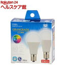LED電球 小形 E17 60形相当 昼光色(2個入)【OHM】(3)