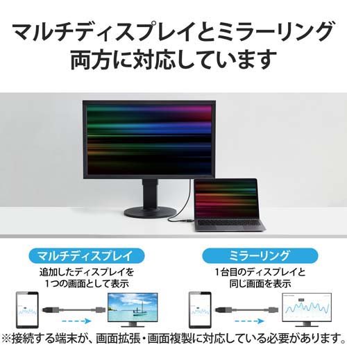 エレコム 変換アダプタ USB Type C to HDMI 4K 30Hz ブラック(1個)【エレコム(ELECOM)】