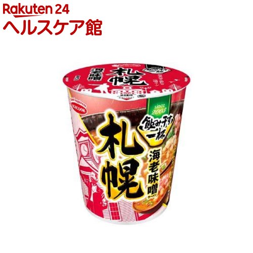 エースコック タテ型 飲み干す一杯 札幌 海老味噌ラーメン(12個入)【エースコック】