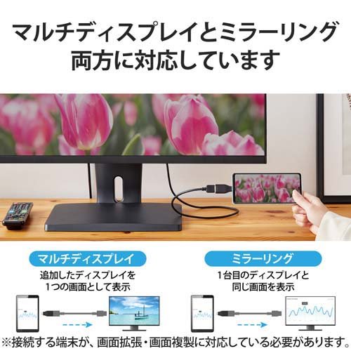 エレコム 変換アダプタ USB Type C to HDMI 4K 60Hz ブラック(1個)【エレコム(ELECOM)】