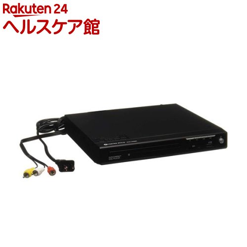 ヴァーテックス DVDプレイヤー ブラック DVD-V305BK(1セット)【ヴァーテックス スタイル(VERTEX STYLE)】