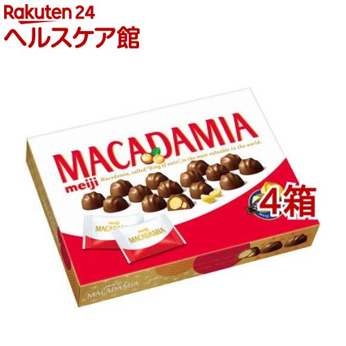 マカダミアチョコレート 大箱(180g*4箱セット)【明治】