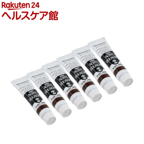 Rakuten - ターナー アクリルガッシュ 普通色 37A バーントアンバー AG011037(11ml*6個セット)【ターナー】