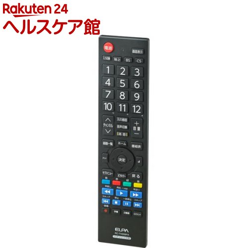 エルパ(ELPA) 地上デジタル用テレビリモコン パナソニックテレビ用 RC-TV009PA(1コ入)【エルパ(ELPA)】