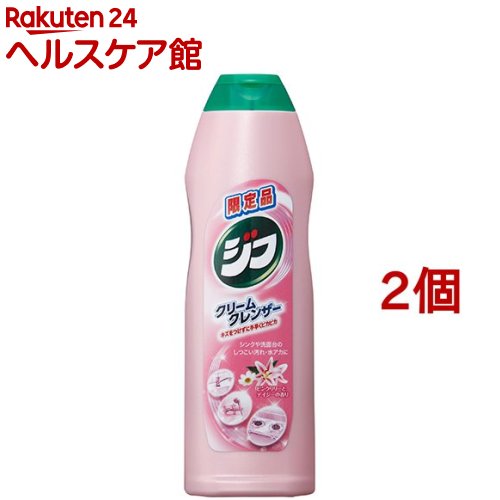 楽天市場 ジフ クリームクレンザー ピンクリリーとデイジーの香り キッチン用洗剤 270ml 2コセット ジフ ケンコーコム