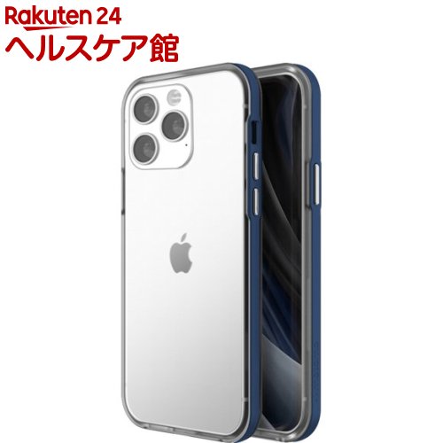 Rakuten - モトモ iPhone13 Pro INO Achrome Shield Case Iron Blue(1個)【モトモ(motomo)】