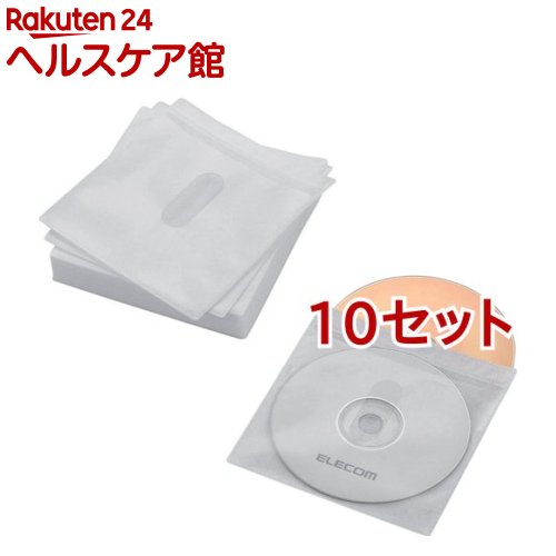 �G���R�� �u���[���C�ECD�EDVD�Ή��s�D�z�P�[�X �z���C�g CCD-NIWB60WH(30����(���ʎ��[)*10�Z�b�g) �G���R��(ELECOM) 