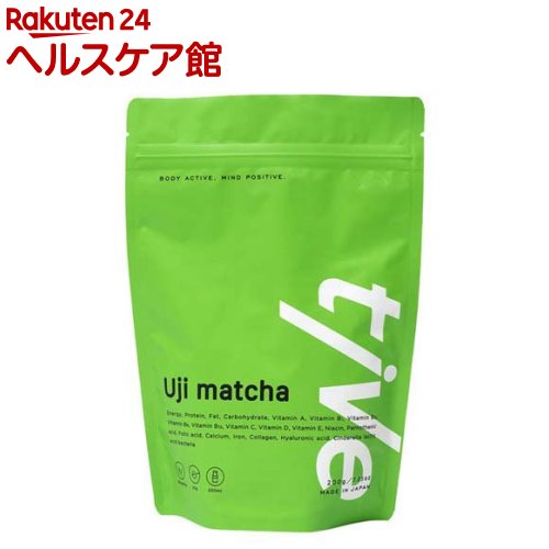 tiveプロテイン 宇治抹茶(200g)【美味しさは元気の源(自然の館)】
