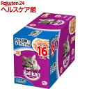 カルカン パウチ かつお節入りまぐろとささみ(70g*16袋)