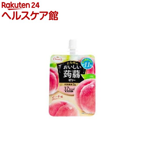 たらみ おいしい蒟蒻ゼリー ピーチ味(150g*6コ入)【たらみ】