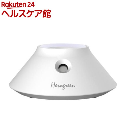 ヒーローグリーン USBコンパクト超音波式加湿器 ペットボトルタイプ HM-1002W(1台)