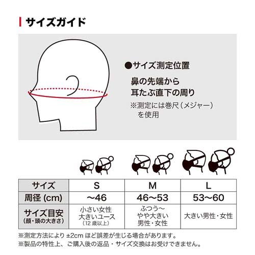 McDavid スポーツフェイスマスク L ブラック MA90170(3セット)【McDavid(マクダビッド)】