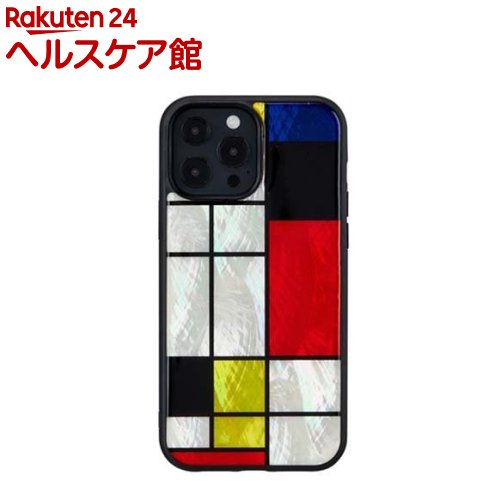 Rakuten - アイキンス iPhone 13 Pro Max 天然貝ケース Mondrian I21081i13PM(1個)【アイキンス(Ikins)】