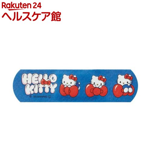 伸びるばんそうこう ぴたっと伸縮 キャラクター 子供絆創膏 L サンリオ キティ QQBG3(20枚入)