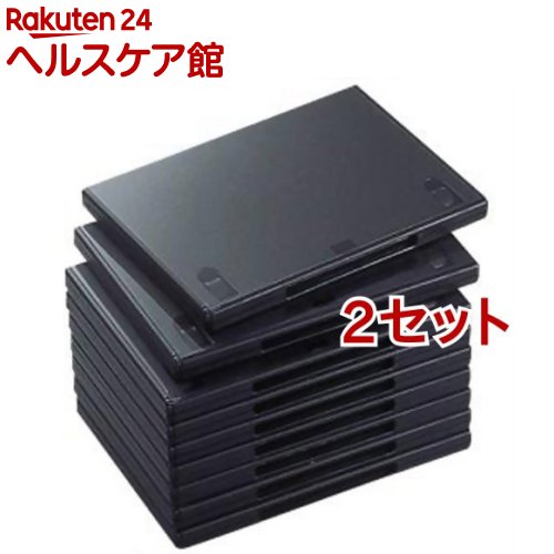 �G���R�� DVD�g�[���P�[�X CCD-DVD03BK(10��*2�Z�b�g) �G���R��(ELECOM) 