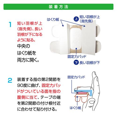 カサハラ式 指先へバテープ(15枚入*5袋セット)の紹介画像2