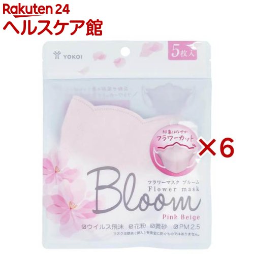 Rakuten - フラワーマスクBllom(5枚入×6セット)