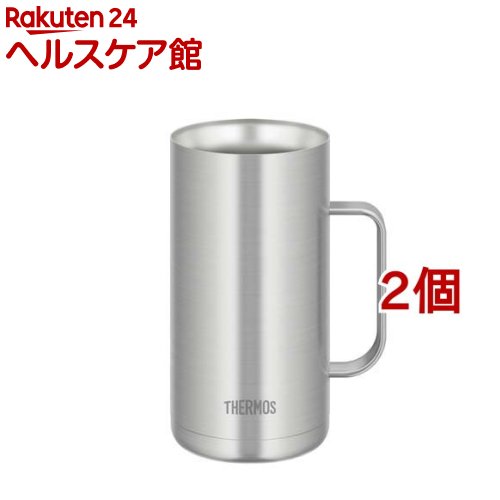 サーモス 真空断熱ジョッキ 1L JDK-1000 S1 ステンレス1(2個セット)【サーモス(THERMOS)】