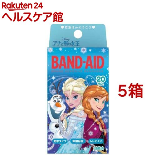 バンドエイド ディズニー アナと雪の女王(20枚入*5箱セット)【バンドエイド(BAND-A...
