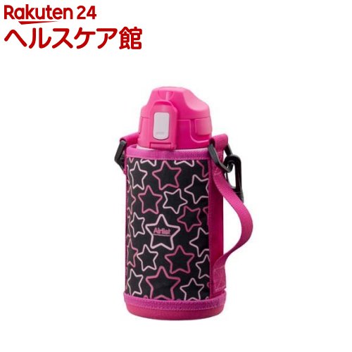 Rakuten - エアリスト 超軽量ダイレクトボトル ポーチ付き 650ml ピンク ARKD-650PK(1個)【(株)アトラス】