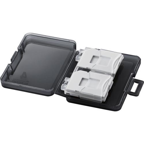 エレコム SDケース 4枚収納 (SDカード1枚+マイクロSDカード3枚) インデックスラベ...