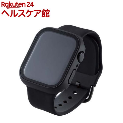 エレコム アップルウォッチ シリーズ 7 (45mm) 保護ケース ブラック AW-21AFCGCBK(1個)【エレコム(ELECOM)】