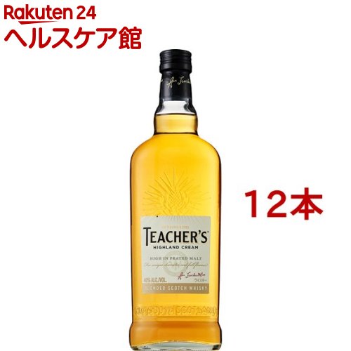 サントリー スコッチウイスキー ティーチャーズ ハイランドクリーム(700ml*12本セット)