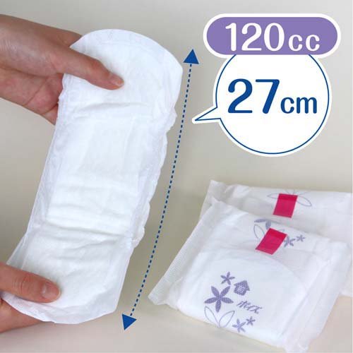 ポイズ 肌ケアパッド 吸水ナプキン 多い時も安...の紹介画像3