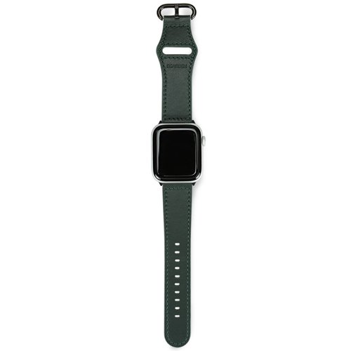 EGARDEN Apple Watch 44mm／42mm用 GENUINE LEATHER STRAP ディープグリーン(1個)【EGARDEN】