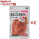 お店TOP＞ペット用品＞犬用食品(フード・おやつ)＞犬用おやつ(ジャーキー・乾物)＞ササミ・ジャーキー(犬用)＞まるごとささみジャーキー やわらか ミニ P-IJ-HT100 (100g×2セット)【まるごとささみジャーキー やわらか ミニ P-IJ-HT100の商品詳細】●やわらかくて噛みやすい、ミニサイズのまるごとささみジャーキーです。●大切な愛犬に、美味しさを。●アイリスオーヤマの愛犬用ジャーキーは、徹底した衛生管理のもと製造しています。●大切な家族だから、おいしいものを与えたい。そんな飼い主さんの思いにおこたえします。●保存に便利なチャック付き。●ひとくちサイズで食べやすい●無着色＆うれしい低脂肪※※脂肪：メーカービーフジャーキーの約80％カット●全犬種用●日本の農林水産省が認定した工場※で作った、美味しさです。※大連アイリスペットフード工場【品名・名称】ドッグフード【まるごとささみジャーキー やわらか ミニ P-IJ-HT100の原材料】鶏ささみ、でん粉、食塩、グリセリン、プロピレングリコール、保存料(ソルビン酸K)、酸化防止剤(ビタミンC)、発色剤(亜鉛酸Na)【栄養成分】エネルギー：221kcal／100g当り、たんぱく質：40.0％以上、脂質：1.0％以上、粗繊維：1.0％以下、灰分：5.0％以下、水分：40.0％以下【注意事項】・この製品は犬用です。犬以外には与えないでください。・開封後は要冷蔵【原産国】中国【発売元、製造元、輸入元又は販売元】アイリスプラザこちらの商品は、ペット用の商品です。※説明文は単品の内容です。リニューアルに伴い、パッケージ・内容等予告なく変更する場合がございます。予めご了承ください。・単品JAN：4967576350273アイリスプラザ980-0021 宮城県仙台市青葉区中央2-1-703-6704-9391広告文責：楽天グループ株式会社電話：050-5577-5042[犬用品]