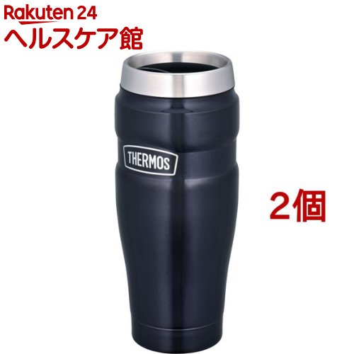 サーモス アウトドア 真空断熱タンブラー 0.47L ミッドナイトブルー ROD-001 MDB(2個セット)【サーモス(THERMOS)】