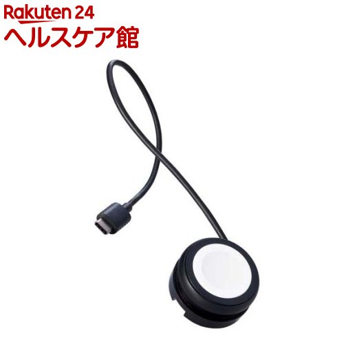 ELECOM Apple Watch 충전기 케이블 USB Type-C 23cm 권취 타입 블랙 (1 개) [ELECOM (ELECOM)]