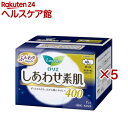 ロリエ しあわせ素肌 特に多い夜用 羽つき400(7個入*5袋セット)【ロリエ】