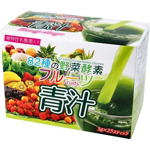 82種の野菜酵素 フルーツ青汁(3g*25スティック)【HIKARI(軽井沢)】