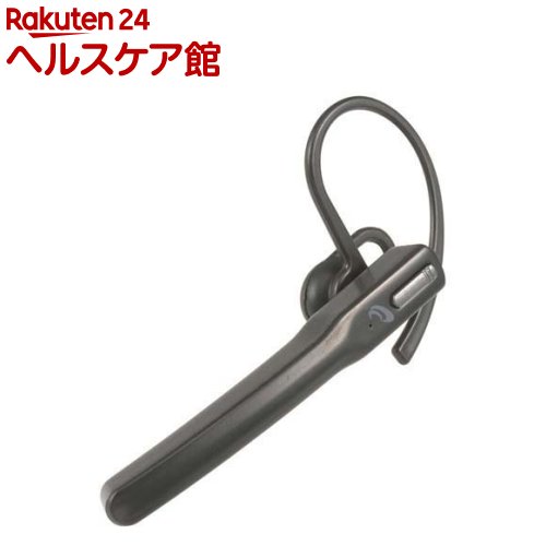 AudioComm ワイヤレスシングルイヤホン ブラック HST-W60N-K(1個)【OHM】 AudioComm ワイヤレスシングルイヤホン ブラック HST-W60N-K(1個)【OHM】