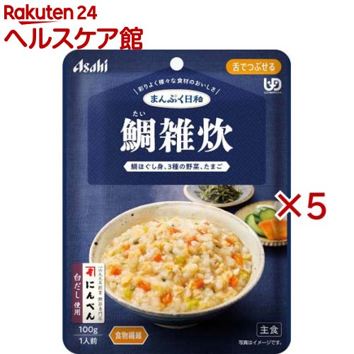 アサヒグループ食品まんぷく日和 鯛雑炊(100g×5セット)【まんぷく日和】