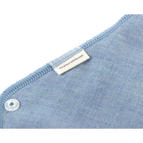 ナチュラムーン オーガニックコットンガーゼ布ナプキン 夜用 ブルー(1枚入)【ナチュラムーン】[生理用品] kenkocom-11744367 楽天24 ヘルスケア館 サンプル画像3
